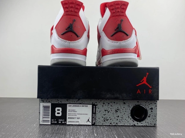 Rep TBK Jordan 4 Air Cement DH6927-161 Red 0702